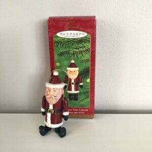 Hallmark 2001 Santa Time Capsule Keepsake Ornament